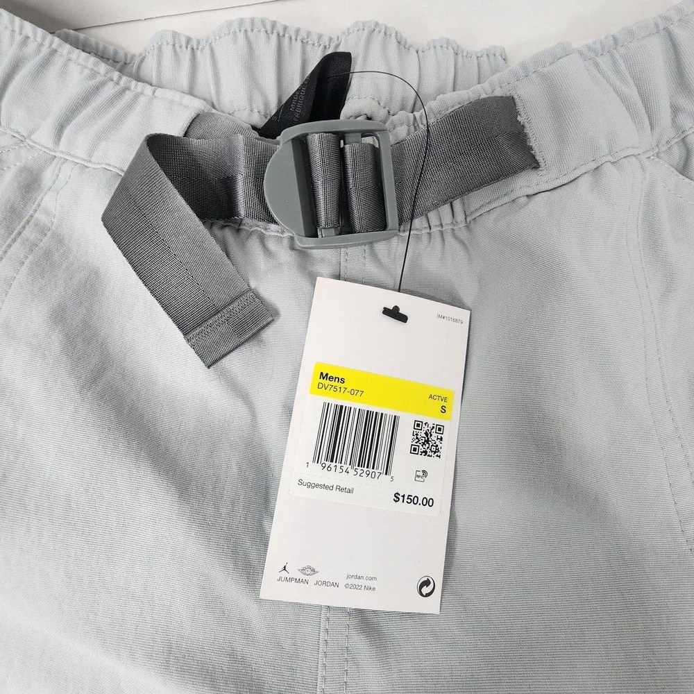 Nike Jordan X SoleFly Cargo Pants Smoke Gray Size Small (DV7517-077) NWT $150